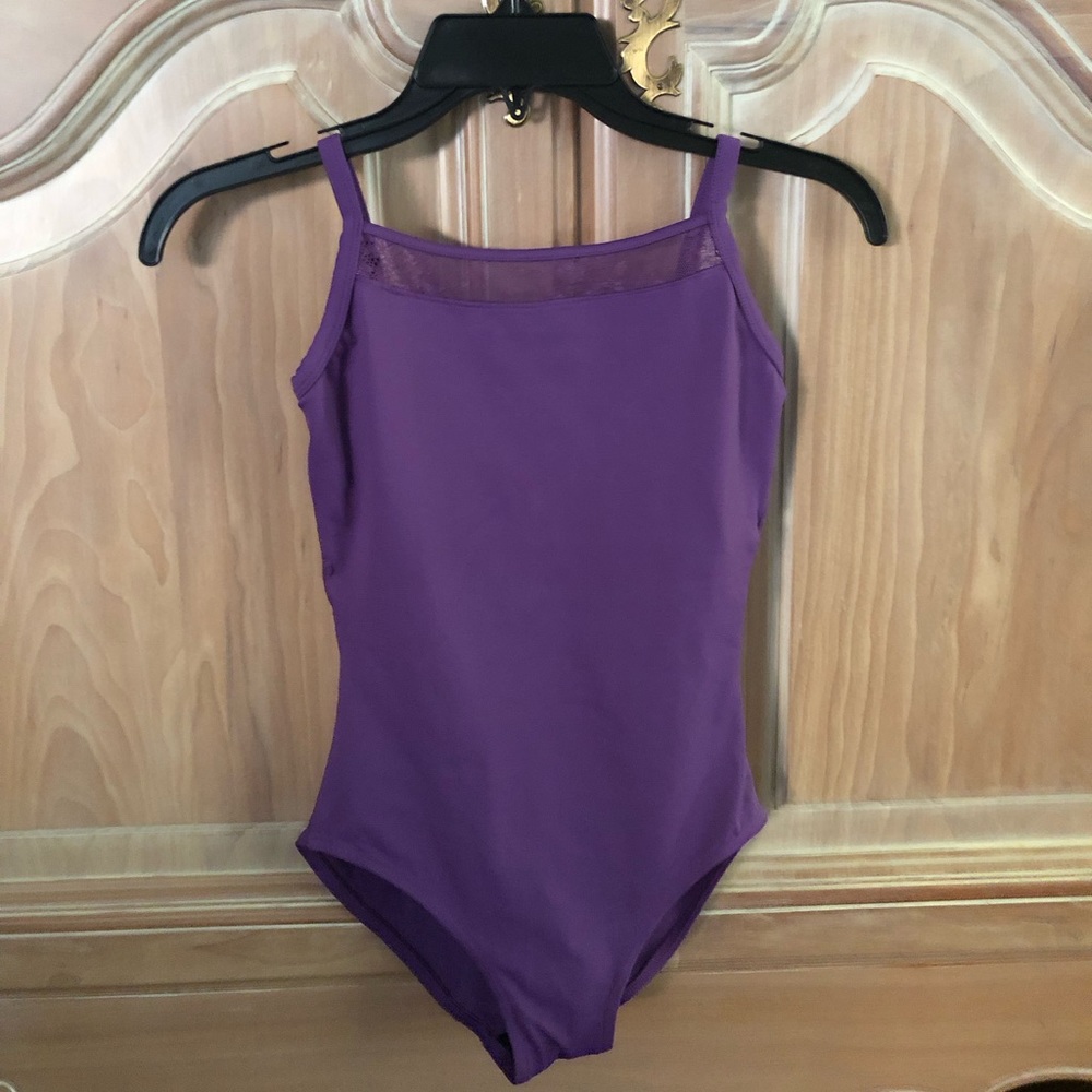 Women’s purple Bloch bodysuit